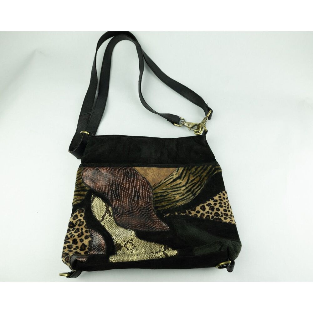 Great American Leatherworks Animal Print Shoulder Crossbody Convertible Purse